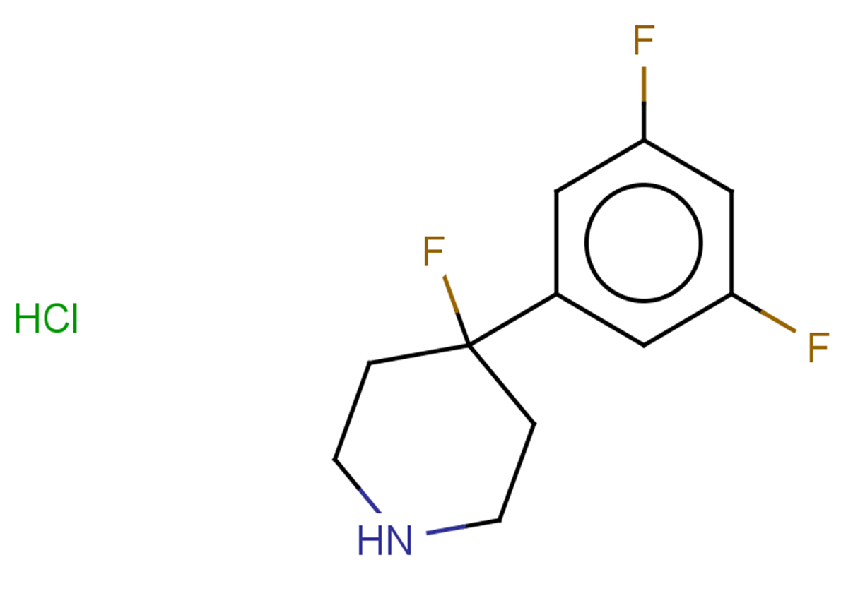 4-(3,5-difluorophenyl)-4-fluoropiperidine hydrochloride