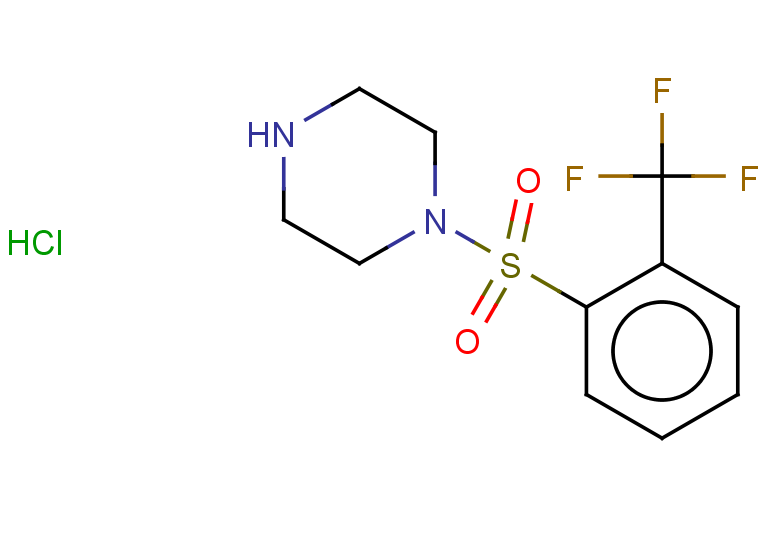 1-[2-(trifluoromethyl)benzenesulfonyl]piperazine hydrochloride