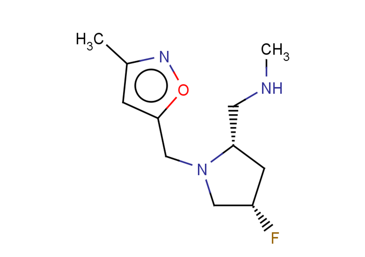 {[(2S,4S)-4-fluoro-1-[(3-methyl-1,2-oxazol-5-yl)methyl]pyrrolidin-2-yl]methyl}(methyl)amine