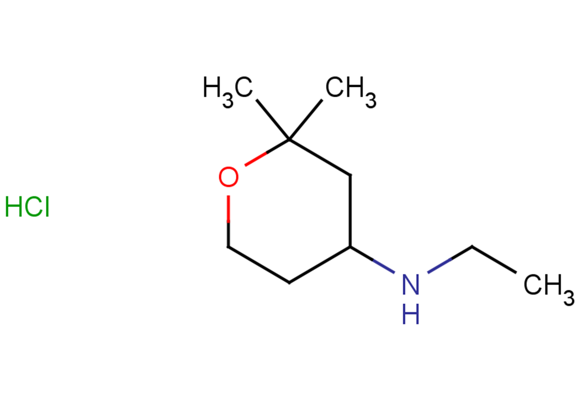 N-ethyl-2,2-dimethyloxan-4-amine hydrochloride