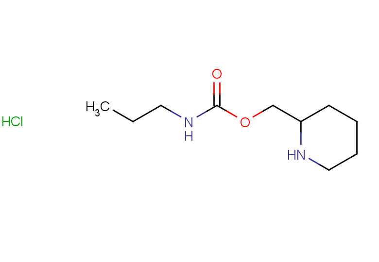 piperidin-2-ylmethyl N-propylcarbamate hydrochloride