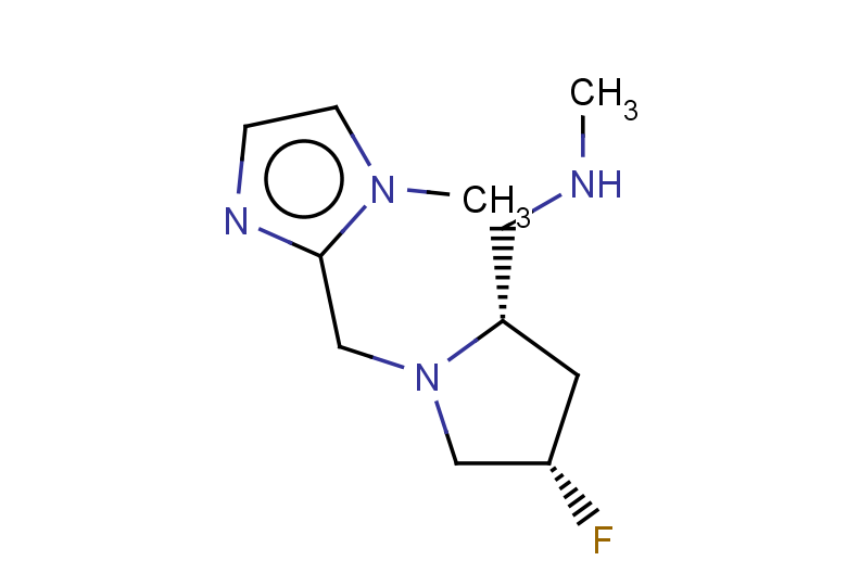 {[(2S,4S)-4-fluoro-1-[(1-methyl-1H-imidazol-2-yl)methyl]pyrrolidin-2-yl]methyl}(methyl)amine