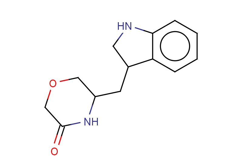 5-[(2,3-dihydro-1H-indol-3-yl)methyl]morpholin-3-one, Mixture of diastereomers