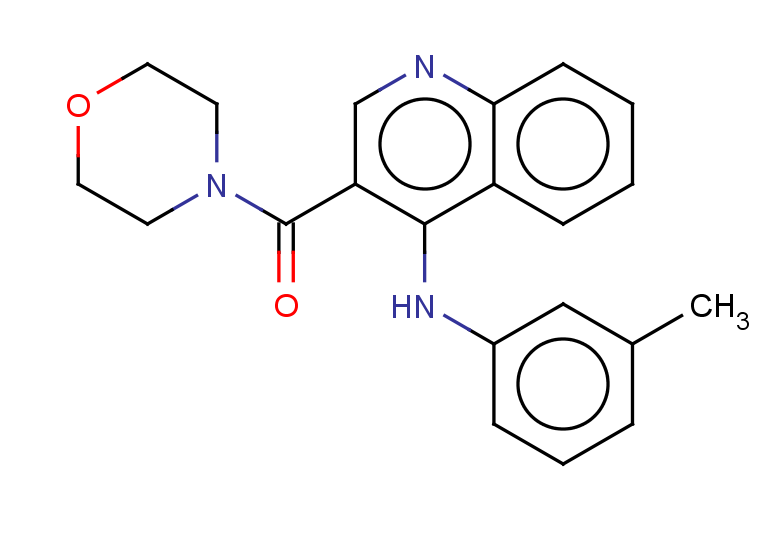 N-(3-methylphenyl)-3-(morpholine-4-carbonyl)quinolin-4-amine