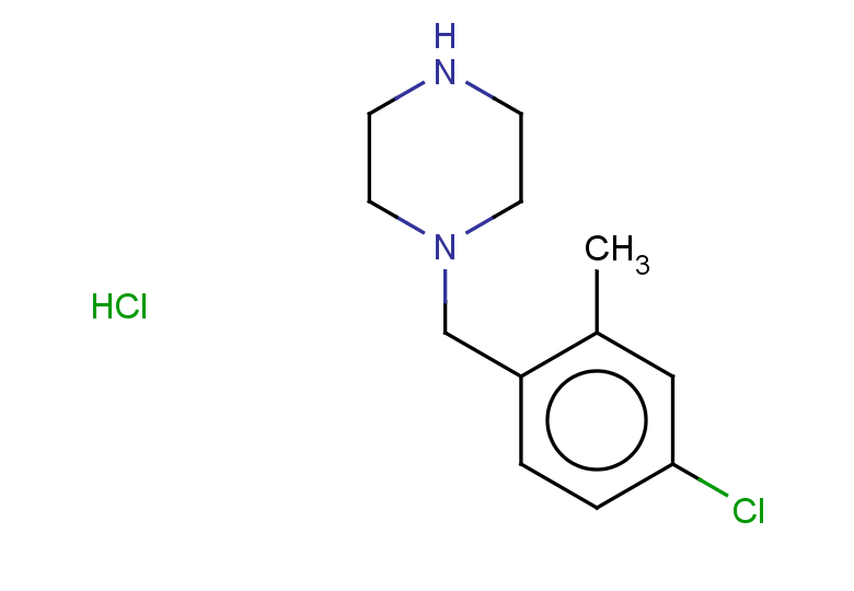 1-[(4-chloro-2-methylphenyl)methyl]piperazine hydrochloride