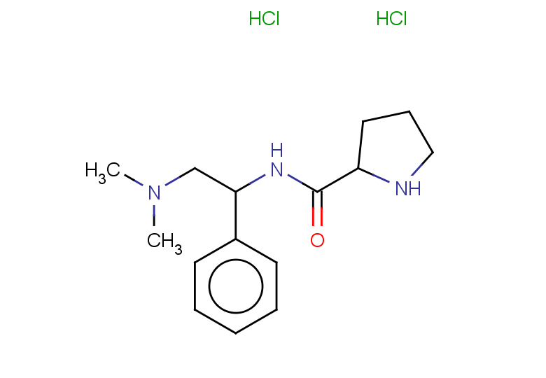 N-[2-(dimethylamino)-1-phenylethyl]pyrrolidine-2-carboxamide dihydrochloride