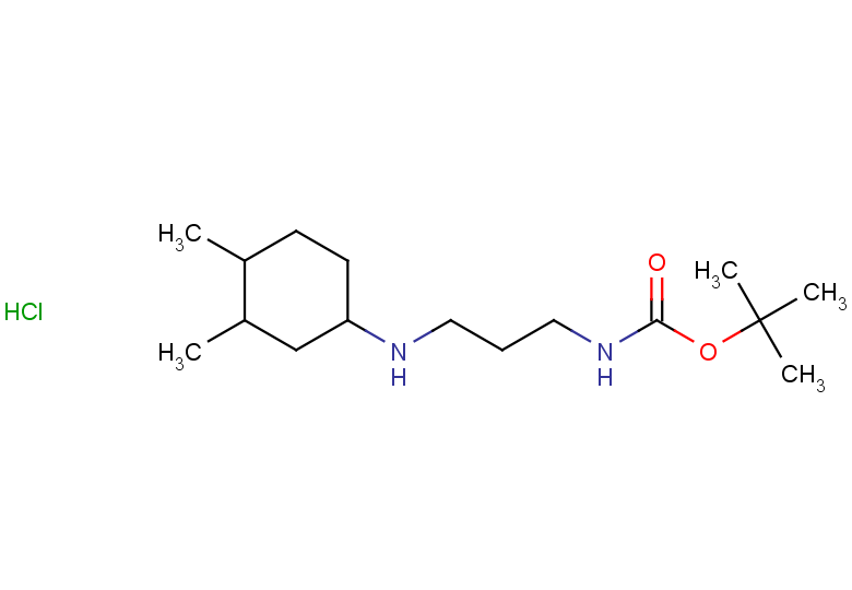 tert-butyl N-{3-[(3,4-dimethylcyclohexyl)amino]propyl}carbamate hydrochloride