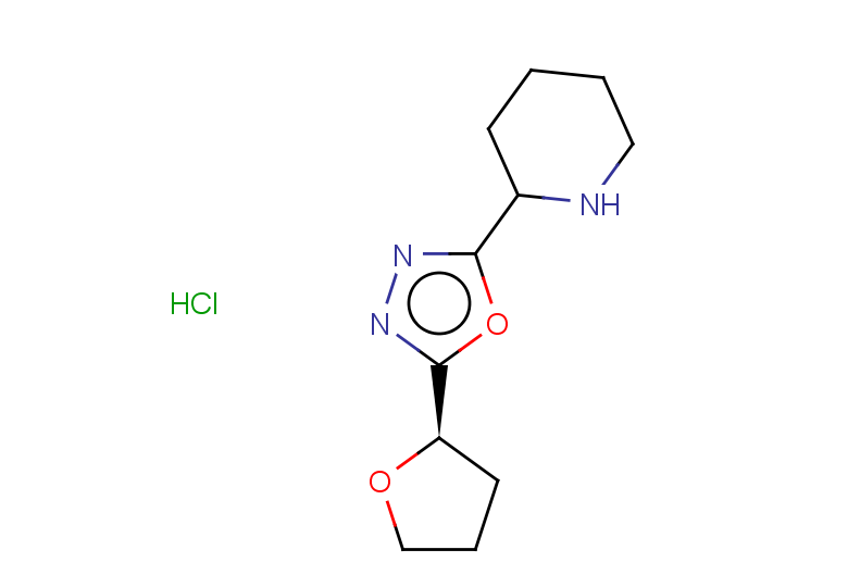 2-{5-[(2R)-oxolan-2-yl]-1,3,4-oxadiazol-2-yl}piperidine hydrochloride