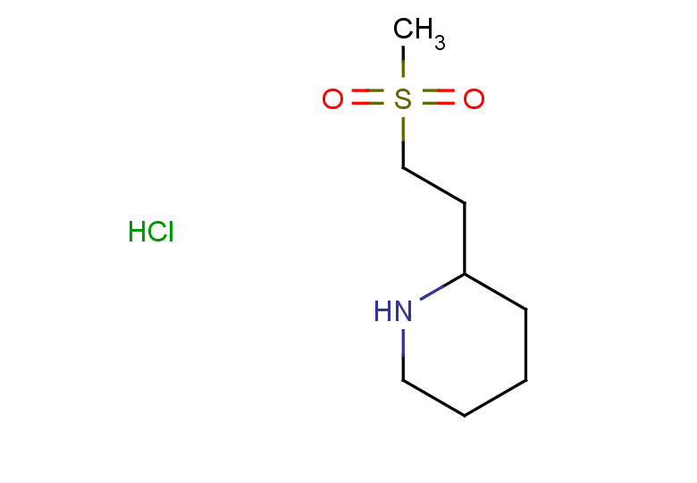 2-(2-methanesulfonylethyl)piperidine hydrochloride