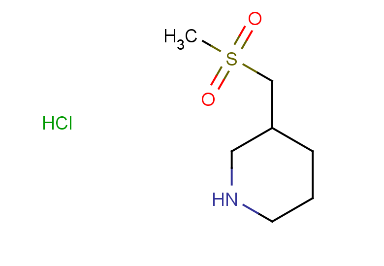 3-(methanesulfonylmethyl)piperidine hydrochloride