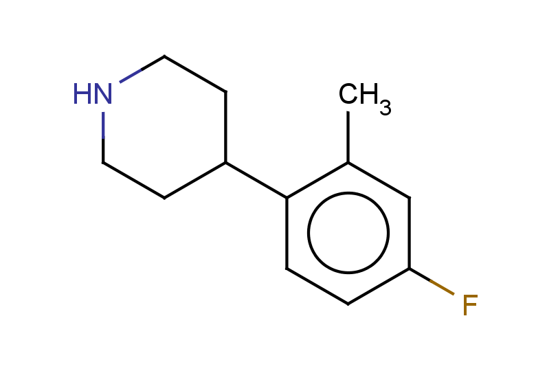 4-(4-fluoro-2-methylphenyl)piperidine