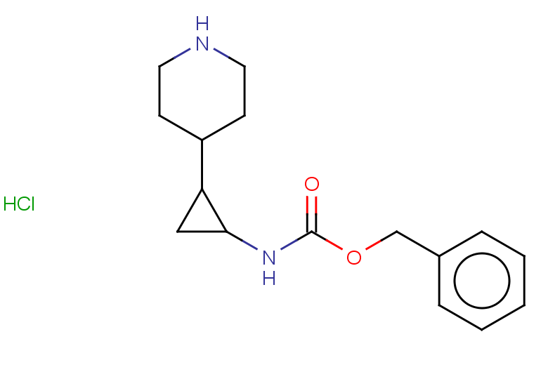 benzyl N-[2-(piperidin-4-yl)cyclopropyl]carbamate hydrochloride