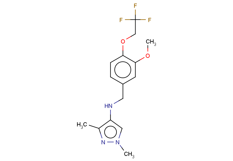 N-{[3-methoxy-4-(2,2,2-trifluoroethoxy)phenyl]methyl}-1,3-dimethyl-1H-pyrazol-4-amine