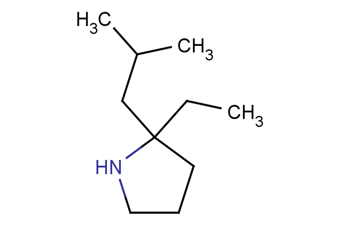 2-ethyl-2-(2-methylpropyl)pyrrolidine
