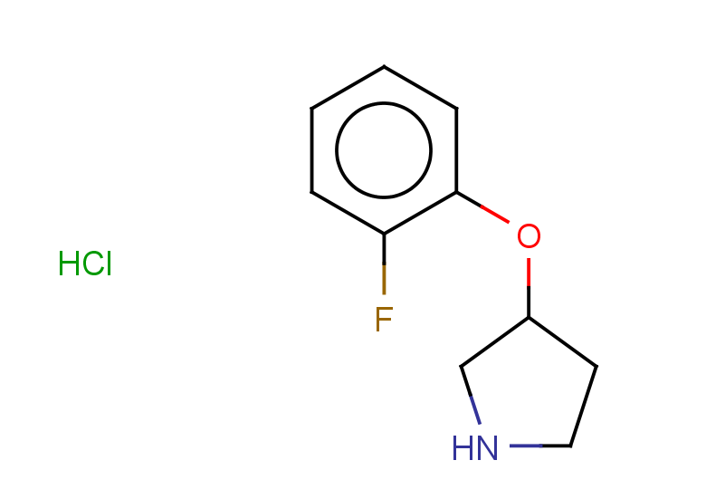 3-(2-fluorophenoxy)pyrrolidine hydrochloride