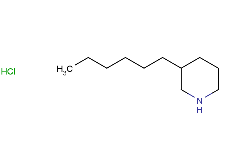 3-hexylpiperidine hydrochloride