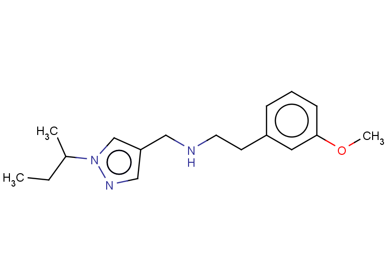 {[1-(butan-2-yl)-1H-pyrazol-4-yl]methyl}[2-(3-methoxyphenyl)ethyl]amine