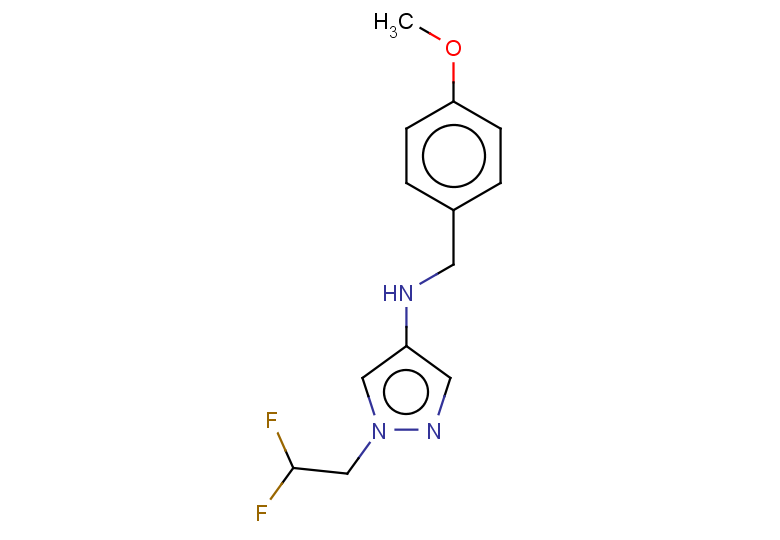 1-(2,2-difluoroethyl)-N-[(4-methoxyphenyl)methyl]-1H-pyrazol-4-amine