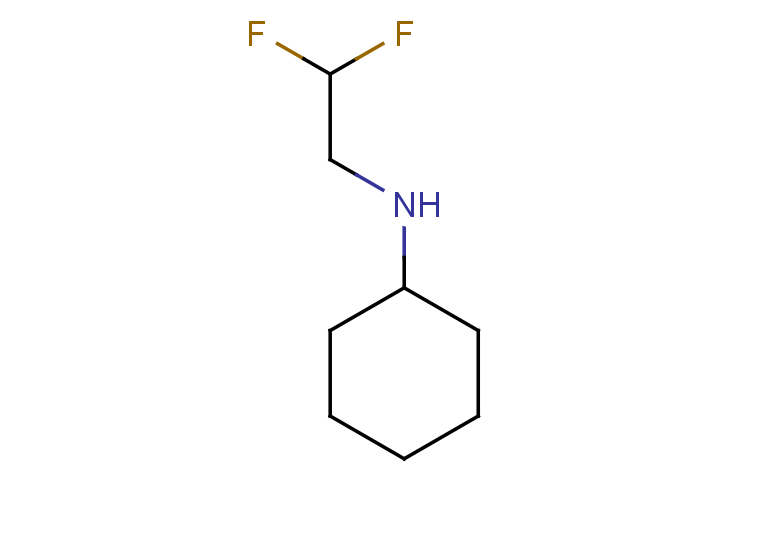 N-(2,2-difluoroethyl)cyclohexanamine