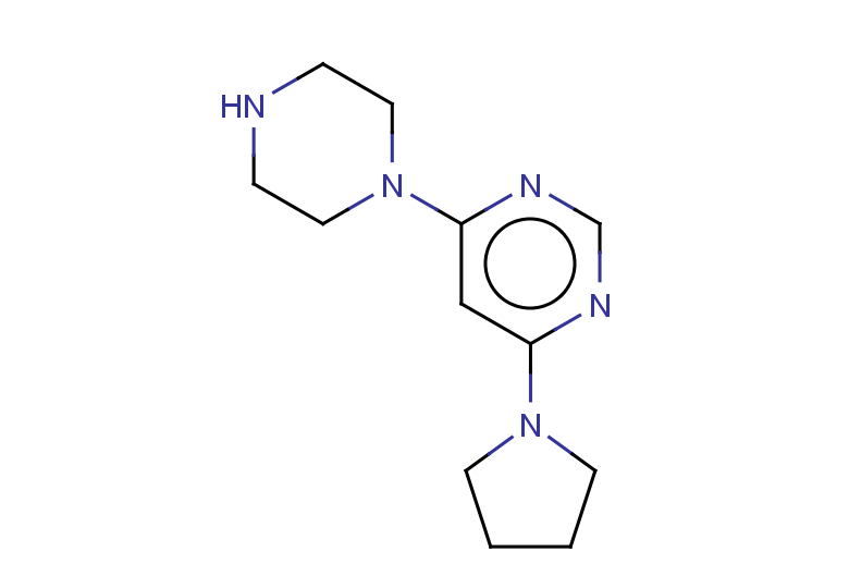 4-(PIPERAZIN-1-YL)-6-(PYRROLIDIN-1-YL)PYRIMIDINE