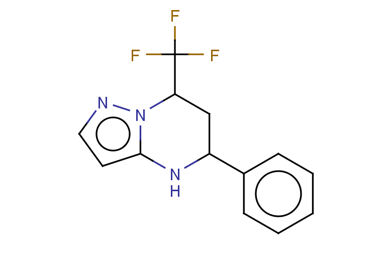 7-TRIFLUOROMETHYL-5-PHENYL-4,5,6,7-TETRAHYDROPYRAZO[1,5-A]PYRIMIDINE