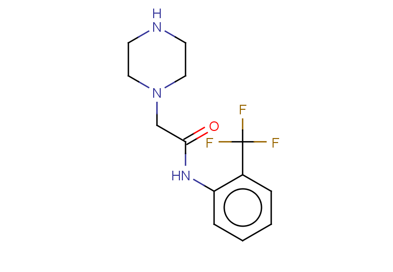 2-(piperazin-1-yl)-N-[2-(trifluoromethyl)phenyl]acetamide