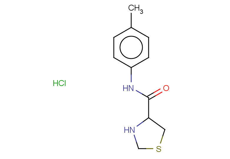 N-(4-methylphenyl)-1,3-thiazolidine-4-carboxamide hydrochloride