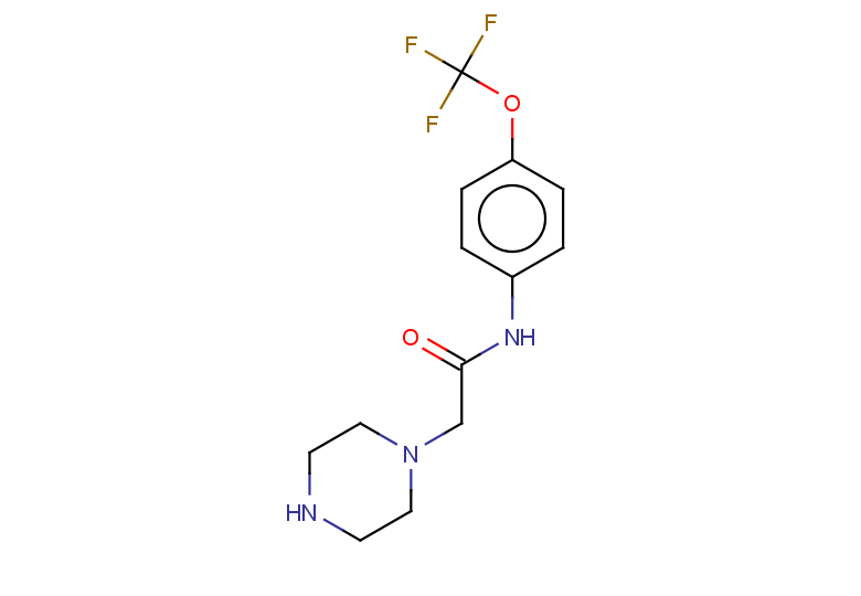2-(piperazin-1-yl)-N-[4-(trifluoromethoxy)phenyl]acetamide