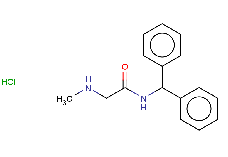 N-(diphenylmethyl)-2-(methylamino)acetamide hydrochloride