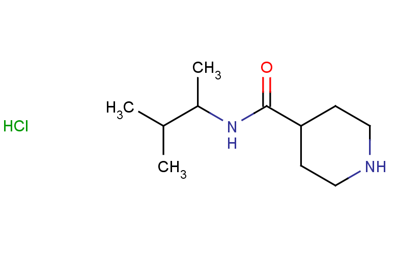N-(3-methylbutan-2-yl)piperidine-4-carboxamide hydrochloride