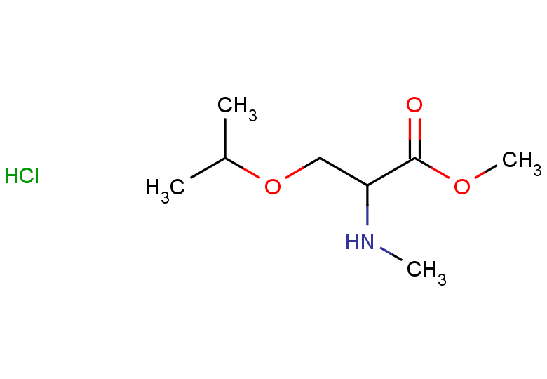 methyl 2-(methylamino)-3-(propan-2-yloxy)propanoate hydrochloride