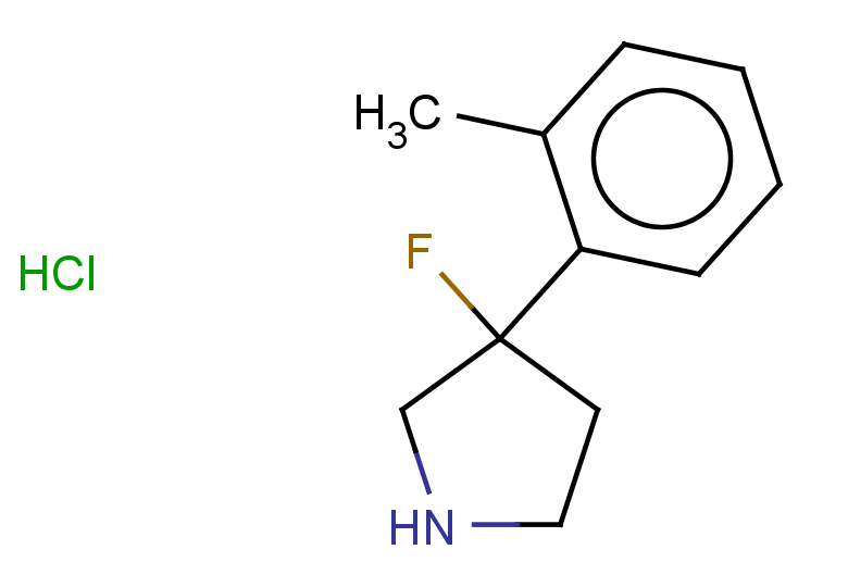3-fluoro-3-(2-methylphenyl)pyrrolidine hydrochloride