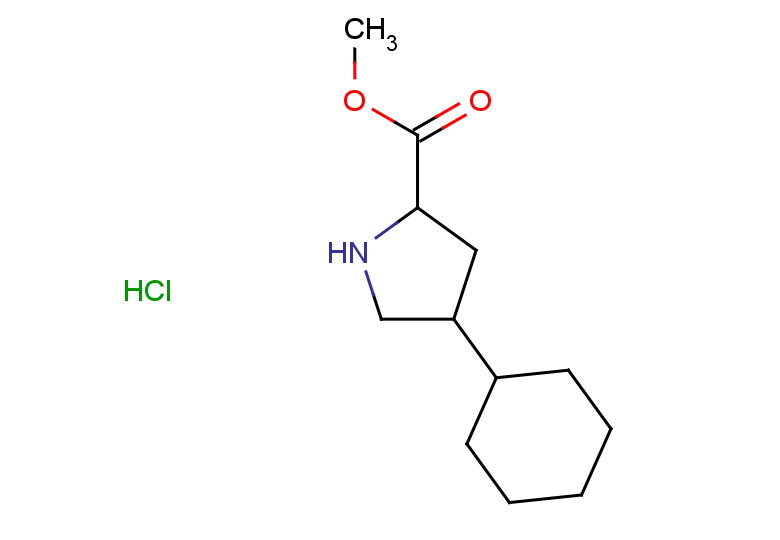 methyl 4-cyclohexylpyrrolidine-2-carboxylate hydrochloride