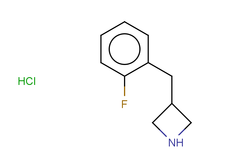 3-[(2-fluorophenyl)methyl]azetidine hydrochloride