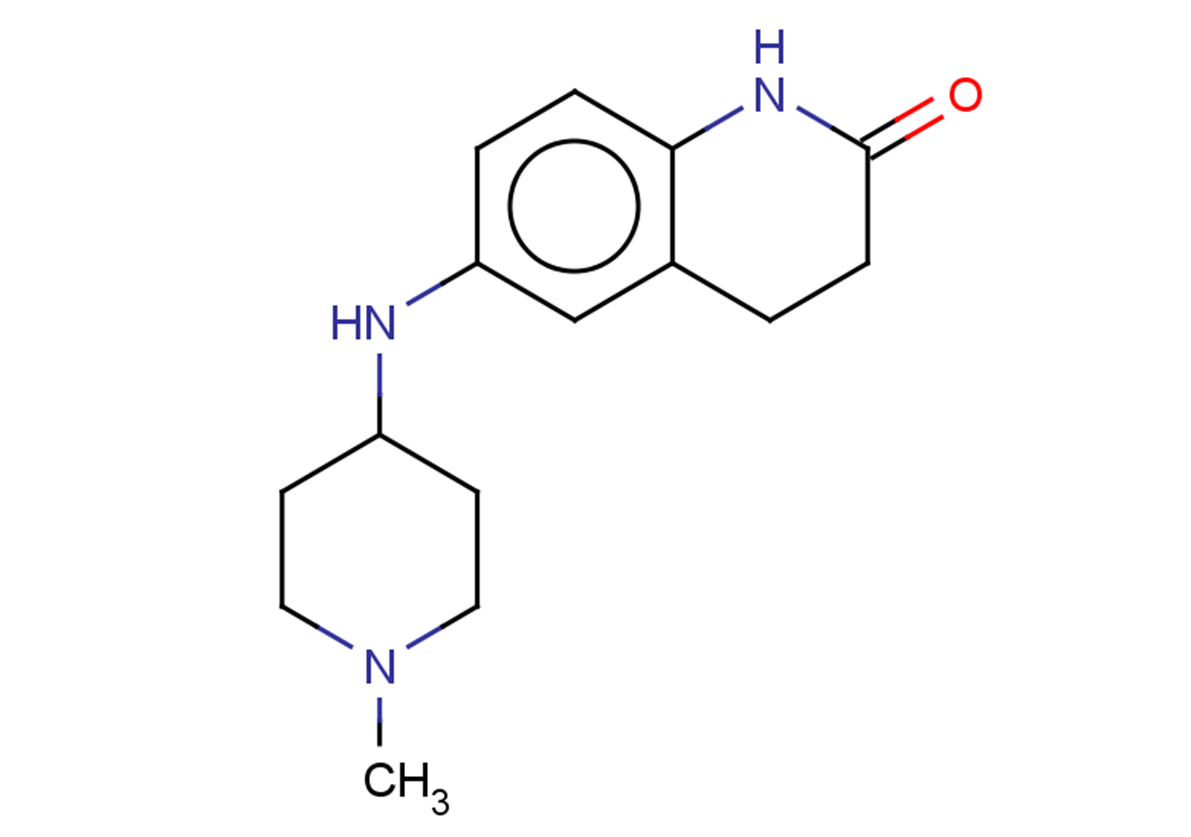 6-[(1-methylpiperidin-4-yl)amino]-1,2,3,4-tetrahydroquinolin-2-one