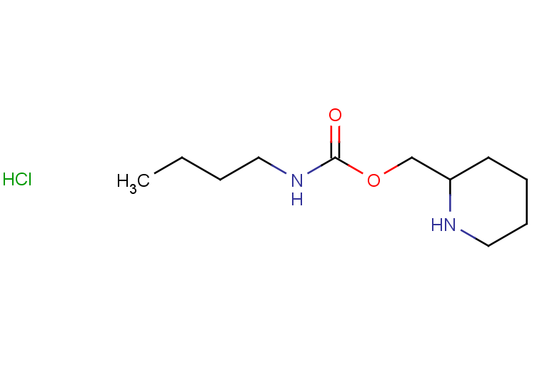 piperidin-2-ylmethyl N-butylcarbamate hydrochloride
