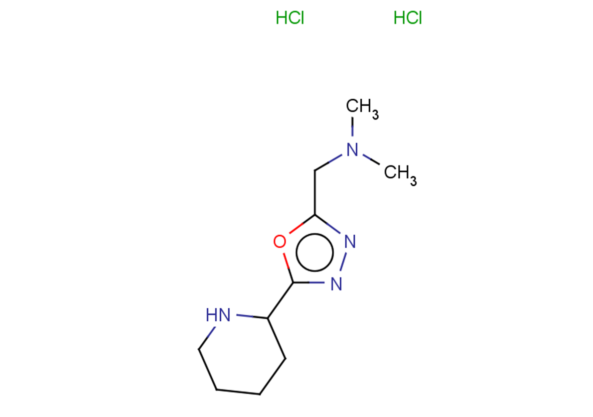 dimethyl({[5-(piperidin-2-yl)-1,3,4-oxadiazol-2-yl]methyl})amine dihydrochloride