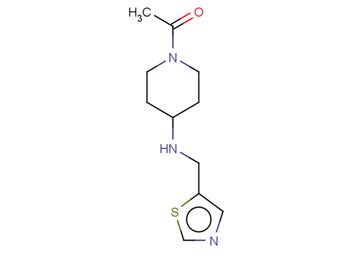 1-{4-[(1,3-thiazol-5-ylmethyl)amino]piperidin-1-yl}ethan-1-one