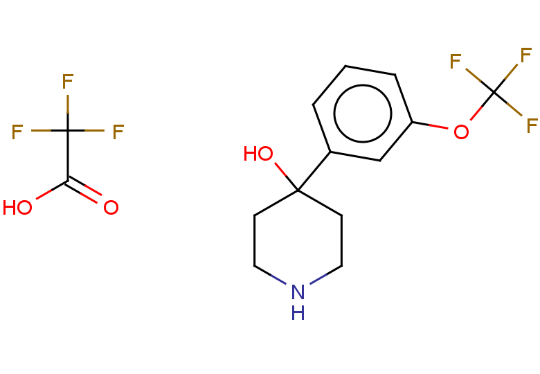 4-[3-(trifluoromethoxy)phenyl]piperidin-4-ol, trifluoroacetic acid