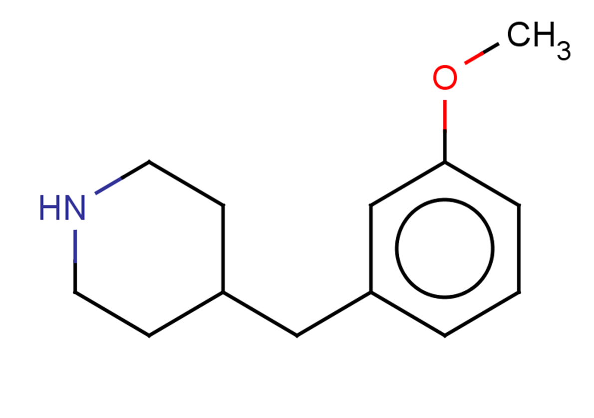 4-[(3-methoxyphenyl)methyl]piperidine