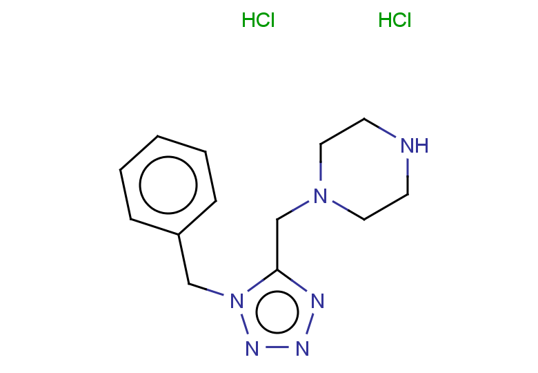 1-[(1-benzyl-1H-1,2,3,4-tetrazol-5-yl)methyl]piperazine dihydrochloride