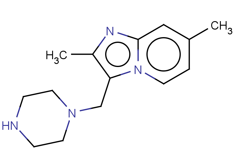 1-({2,7-dimethylimidazo[1,2-a]pyridin-3-yl}methyl)piperazine