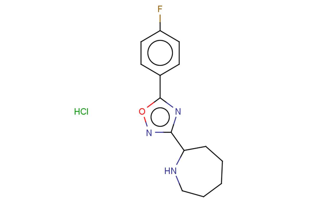 2-[5-(4-fluorophenyl)-1,2,4-oxadiazol-3-yl]azepane hydrochloride