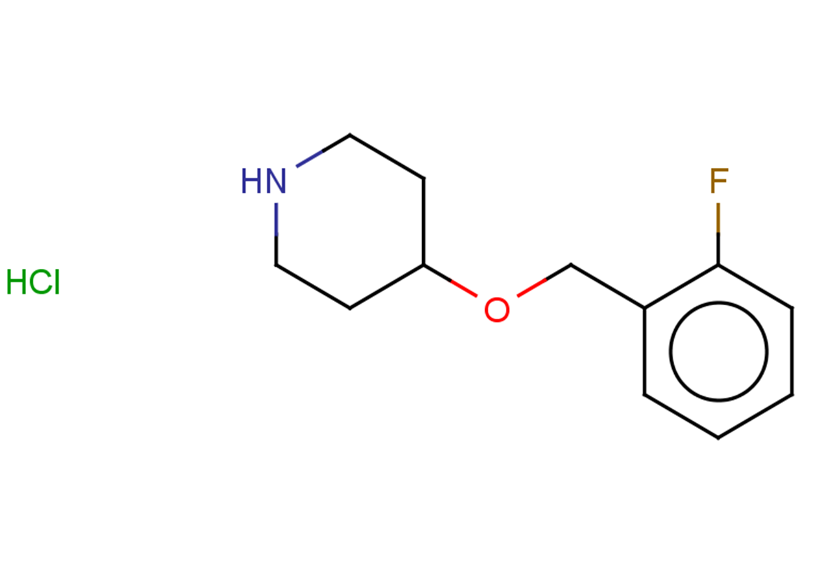 4-[(2-fluorophenyl)methoxy]piperidine hydrochloride
