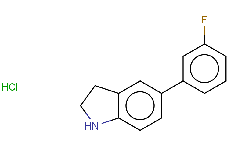 5-(3-fluorophenyl)-2,3-dihydro-1H-indole hydrochloride