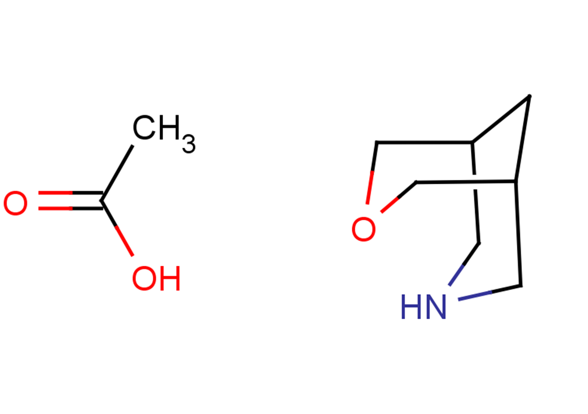3-oxa-7-azabicyclo[3.3.1]nonane, acetic acid
