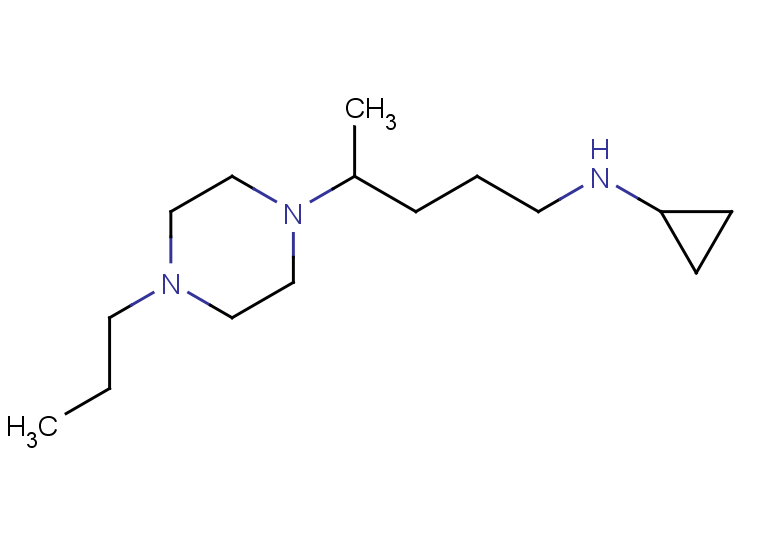 N-[4-(4-propylpiperazin-1-yl)pentyl]cyclopropanamine