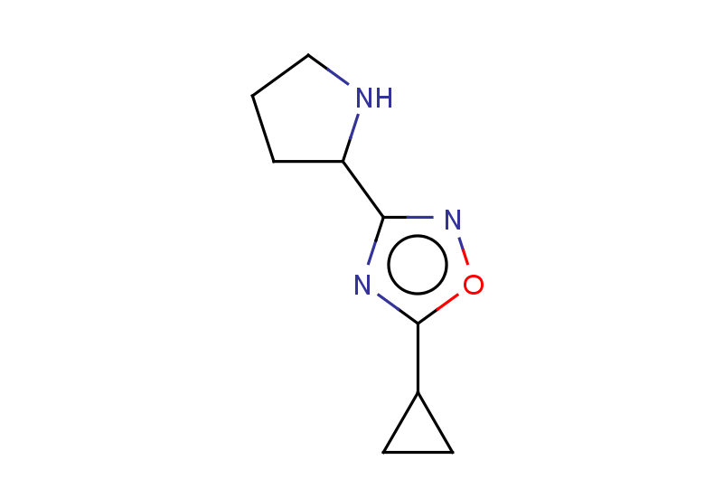 5-cyclopropyl-3-(pyrrolidin-2-yl)-1,2,4-oxadiazole