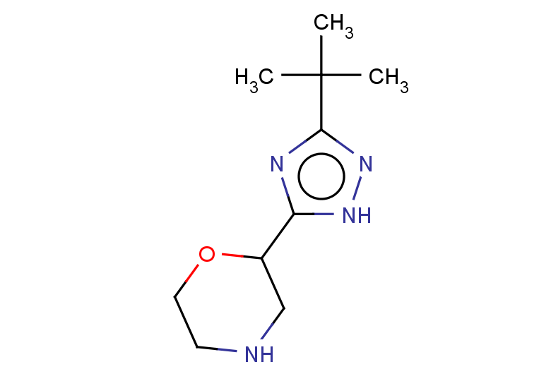 2-(3-tert-butyl-1H-1,2,4-triazol-5-yl)morpholine
