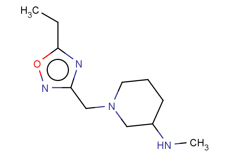 1-[(5-ethyl-1,2,4-oxadiazol-3-yl)methyl]-N-methylpiperidin-3-amine